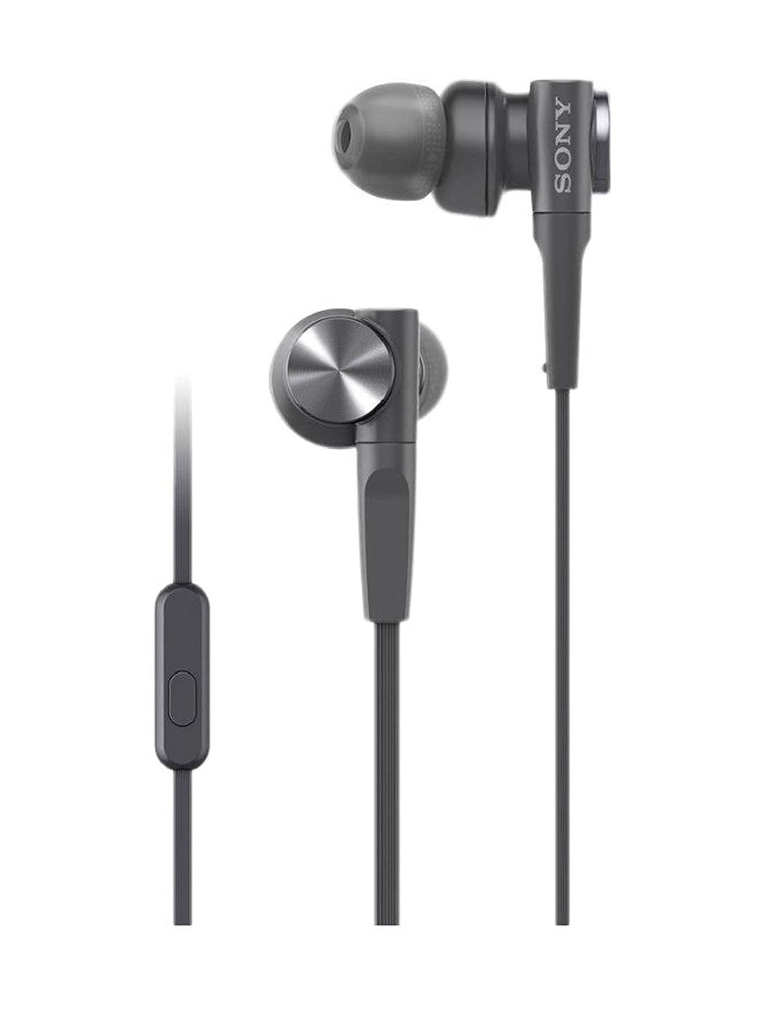 Sony MDR-XB55AP Wired in-Ear Headphone with Mic (Black)