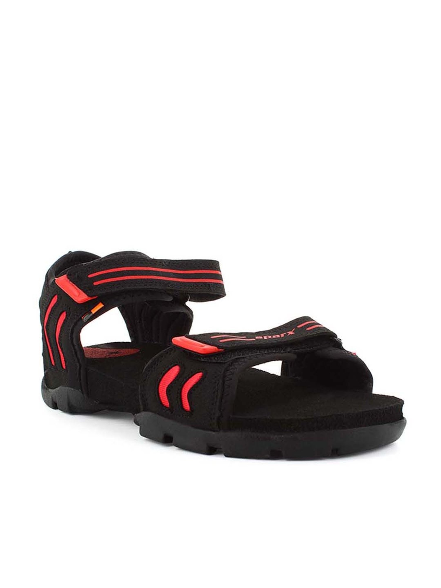 Sparx Men's Black Floater Sandals