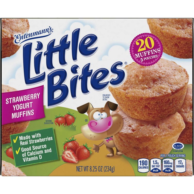 Entenmann's Little Bites Strawberry Yogurt Muffins - 8.25oz