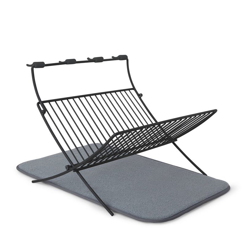 Steel Xdry Dish Drying Rack Gray - Umbra