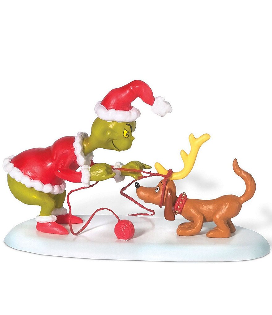 Department 56 Dr Seuss, The Grinch Village Collection All I Need Is A Reindeer Figurine