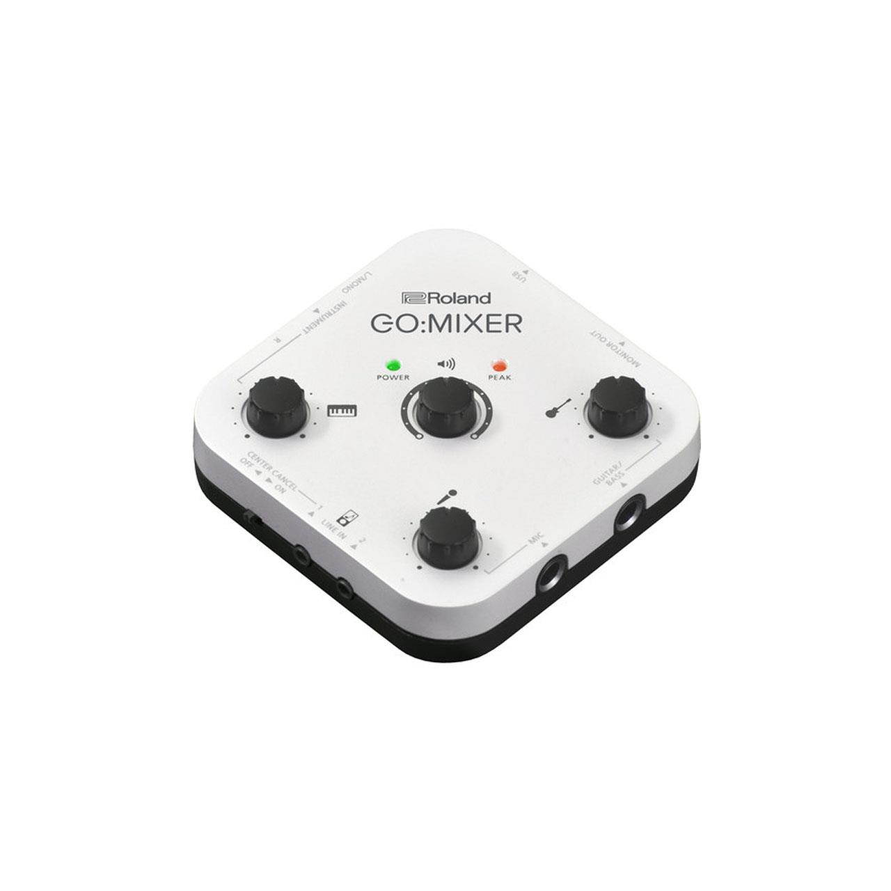 Roland GOMIXER Portable Plug and Play Audio Mixer for Smartphones & Desktops