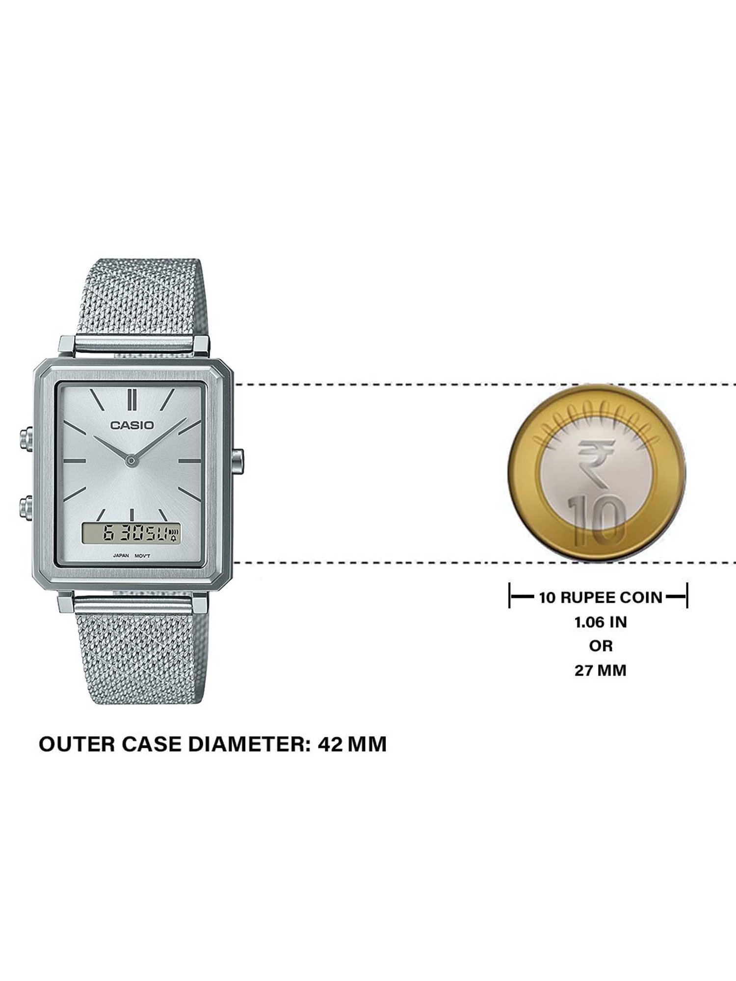 Casio MTP-B205M-7EDF Enticer Analog-Digital Watch for Men