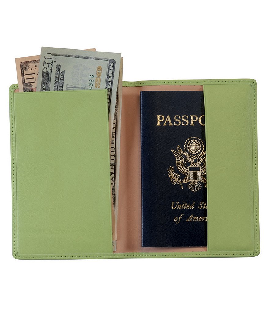 ROYCE New York Leather Plain Passport Jacket