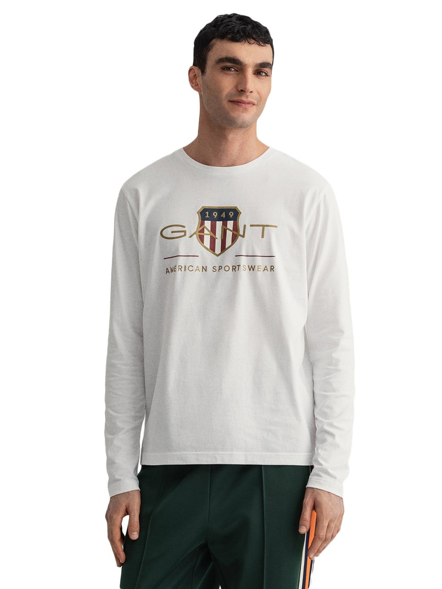 GANT White Crew T-Shirt
