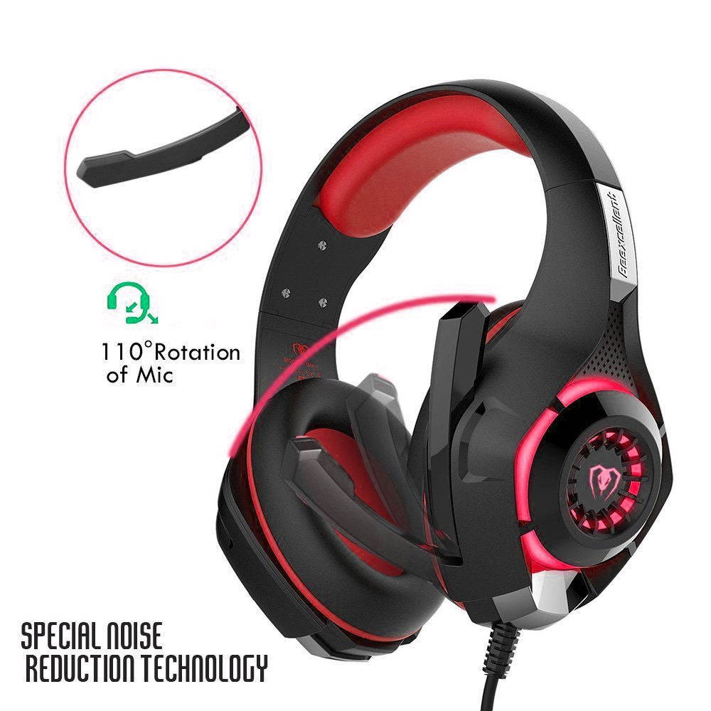 Beexcellent GM-1 Stereo Bass Surround Gaming Headset for PS4 New Xbox One PC Mic