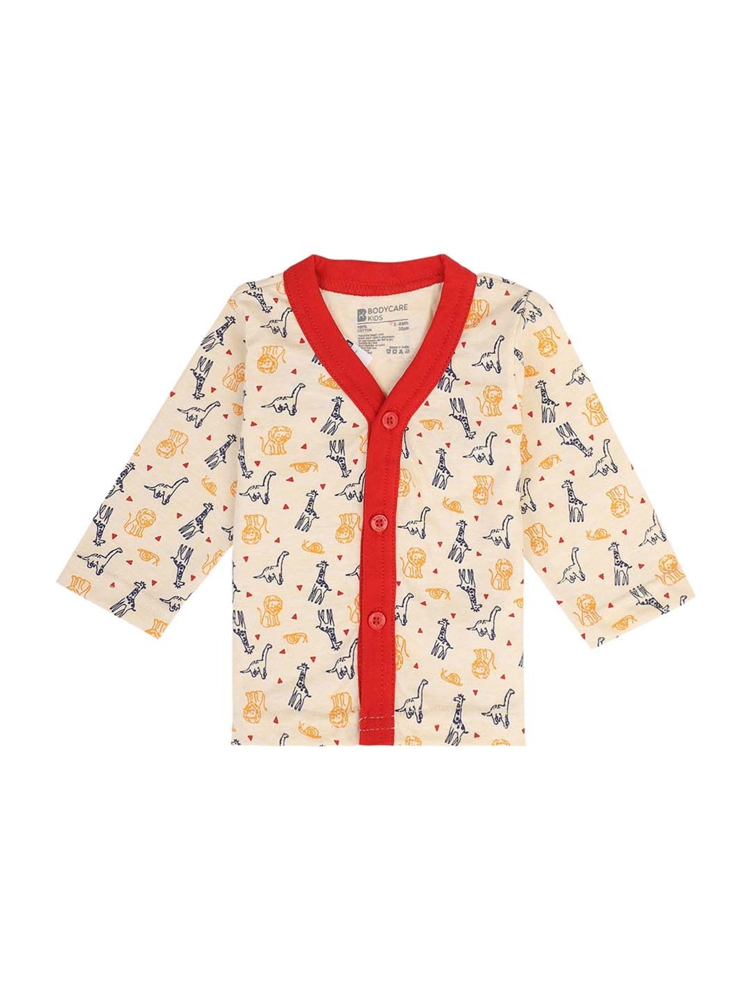 Bodycare Kids Multicolor Cotton Printed T-Shirt (Pack of 3)