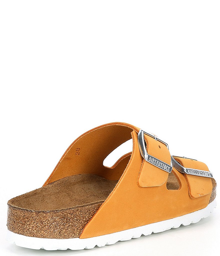 Birkenstock Women's Arizona Soft Footbed Nubuck Suede Double Buckle Sandals