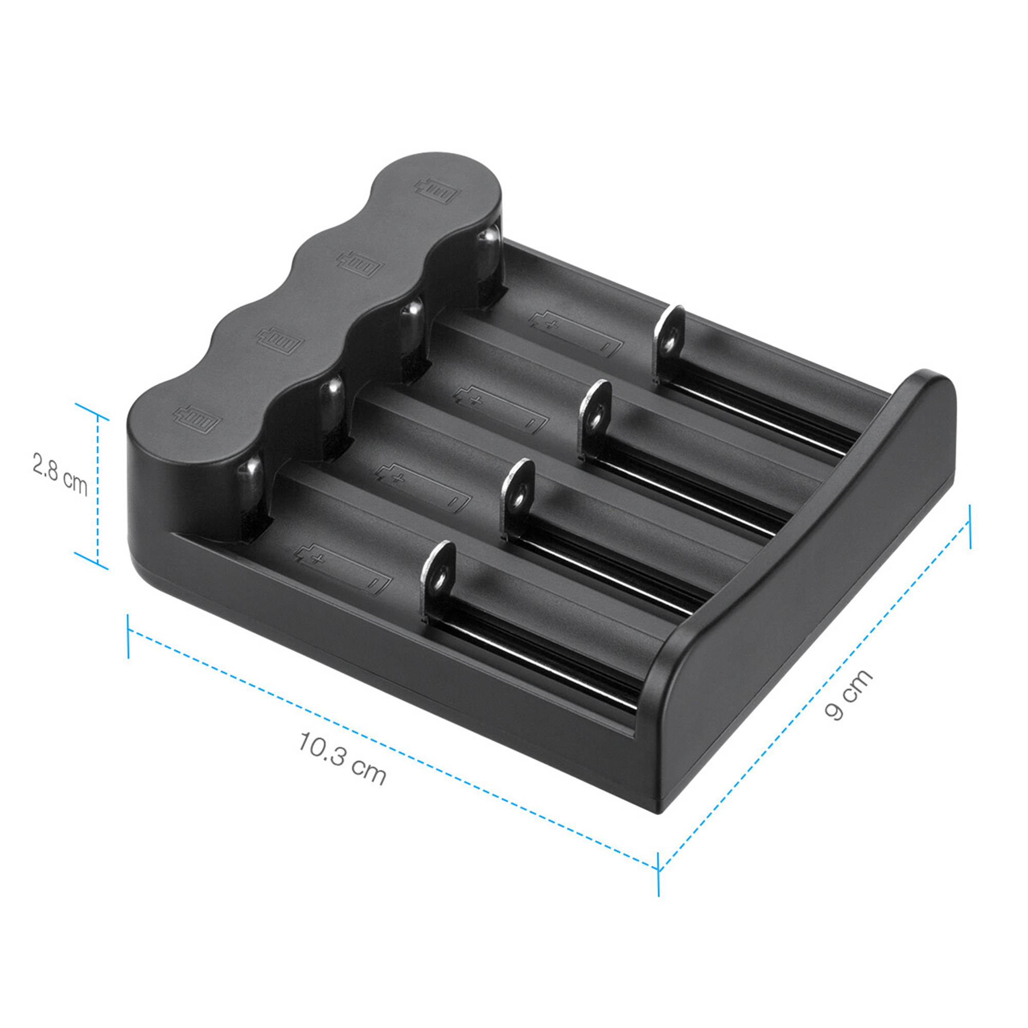 4 piece 2800mAh 14500 3.7V Li-ion Rechargeable Batteries for Torch Camera Flashlight