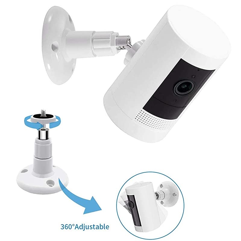 Mount for Ring Indoor Cam and Ring Stick Up Cam 360 Degree Adjustable Mount Bracket for Ring Camera Outdoor Indoor Security Camera System2 Pack