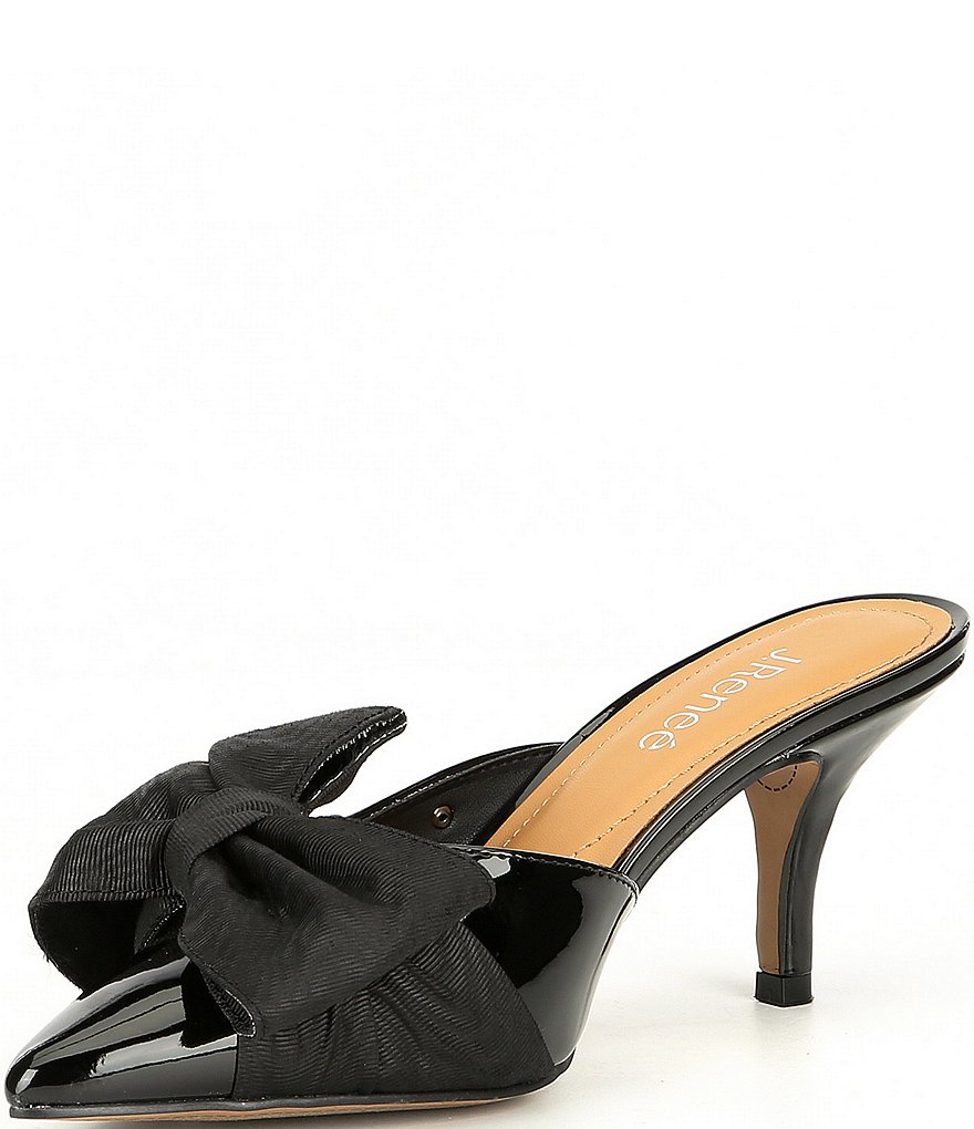 Schutz Sionne Clear Vinyl Pointed Toe Mules