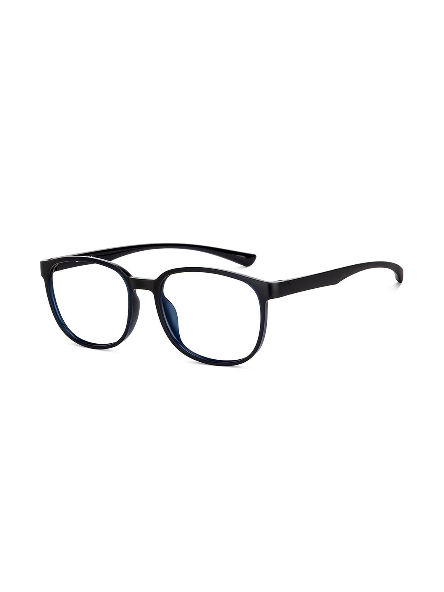 Lenskart Blu LB E14284 Black Full Rim Square Zero Power Computer Glasses