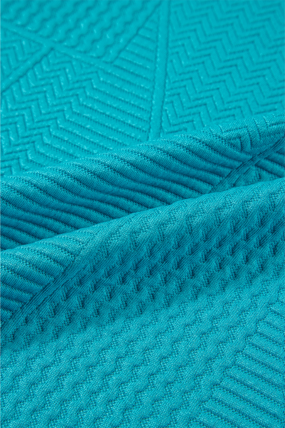 Skobeloff Textured Ruffle Split Top and Drawstring Shorts Set