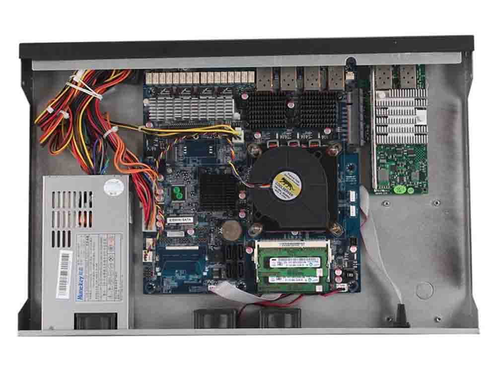 Firewall,VPN,1U Rackmount,Network Security Appliance,AES-NI,Z87,Intel I7 4770,(Gray),[4Lan/4 SFP/210 Gigabit SFP/2USB/1COM/1VGA/1Bypass],(2G RAM/32G SSD)