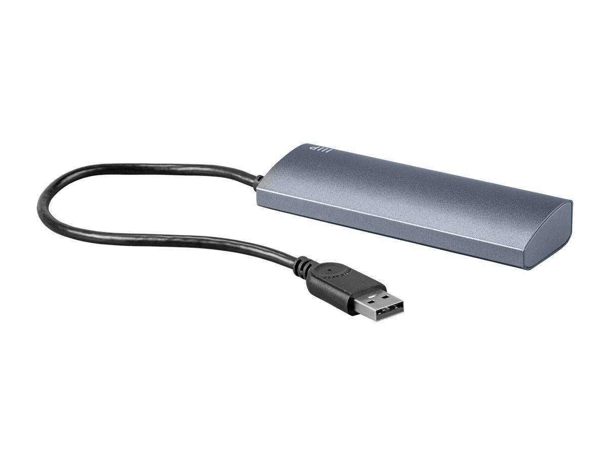 Monoprice USB 3.0 4-port Aluminum Hub with AC Adapter