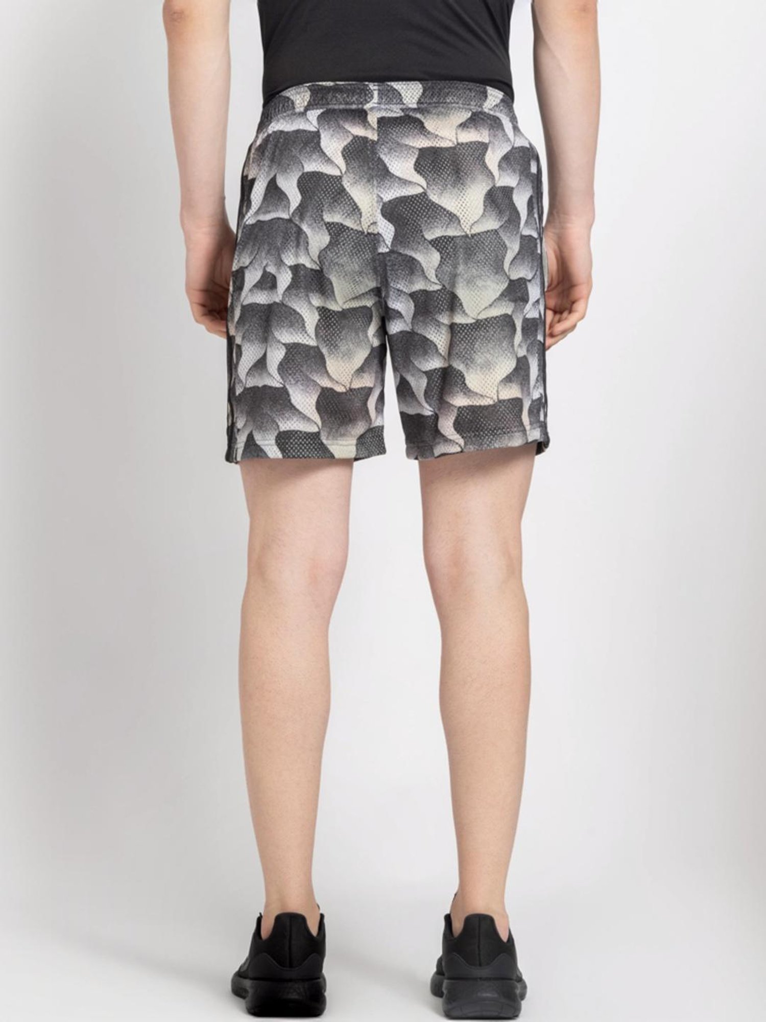 Adidas Black Regular Fit Sports Shorts