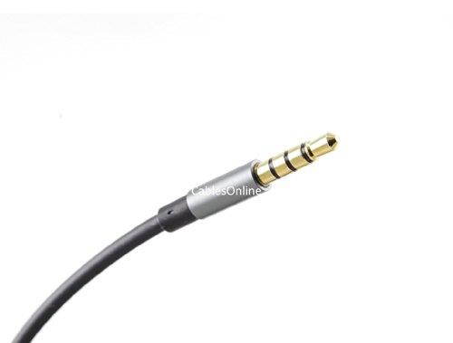 CablesOnline 47in AKG Headset to iPhone/ iPad Replacement Cable with Mic & Volume Control(IP-XM34)