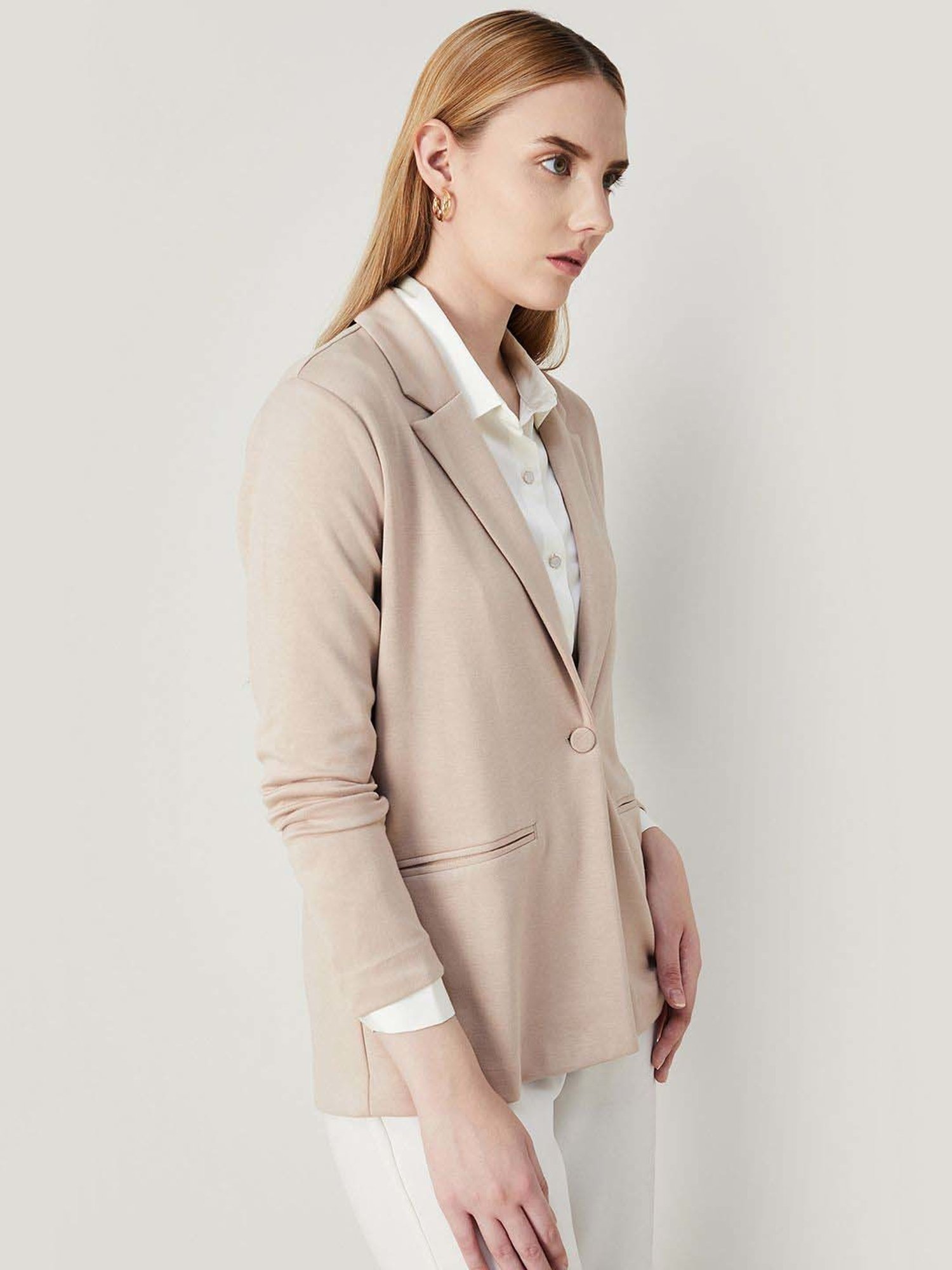Code by Lifestyle Beige Plain Shrug