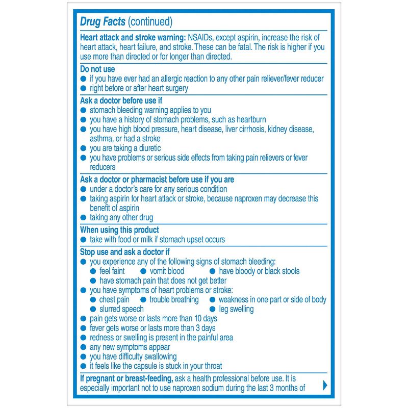 Aleve Acetaminophen Liquid Gels (NSAID) - 20ct