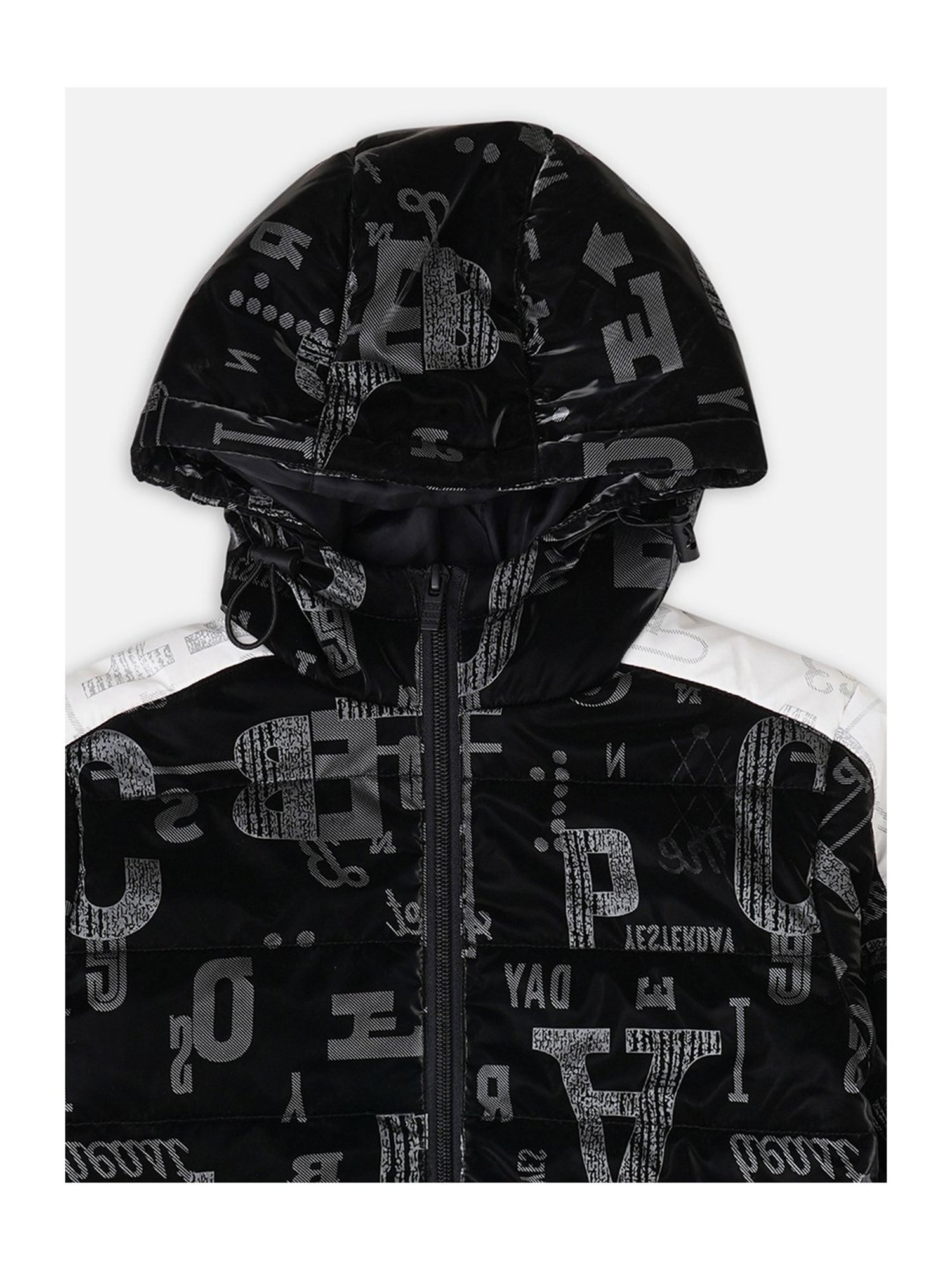 Pepe Jeans Kids Black Printed Jacket