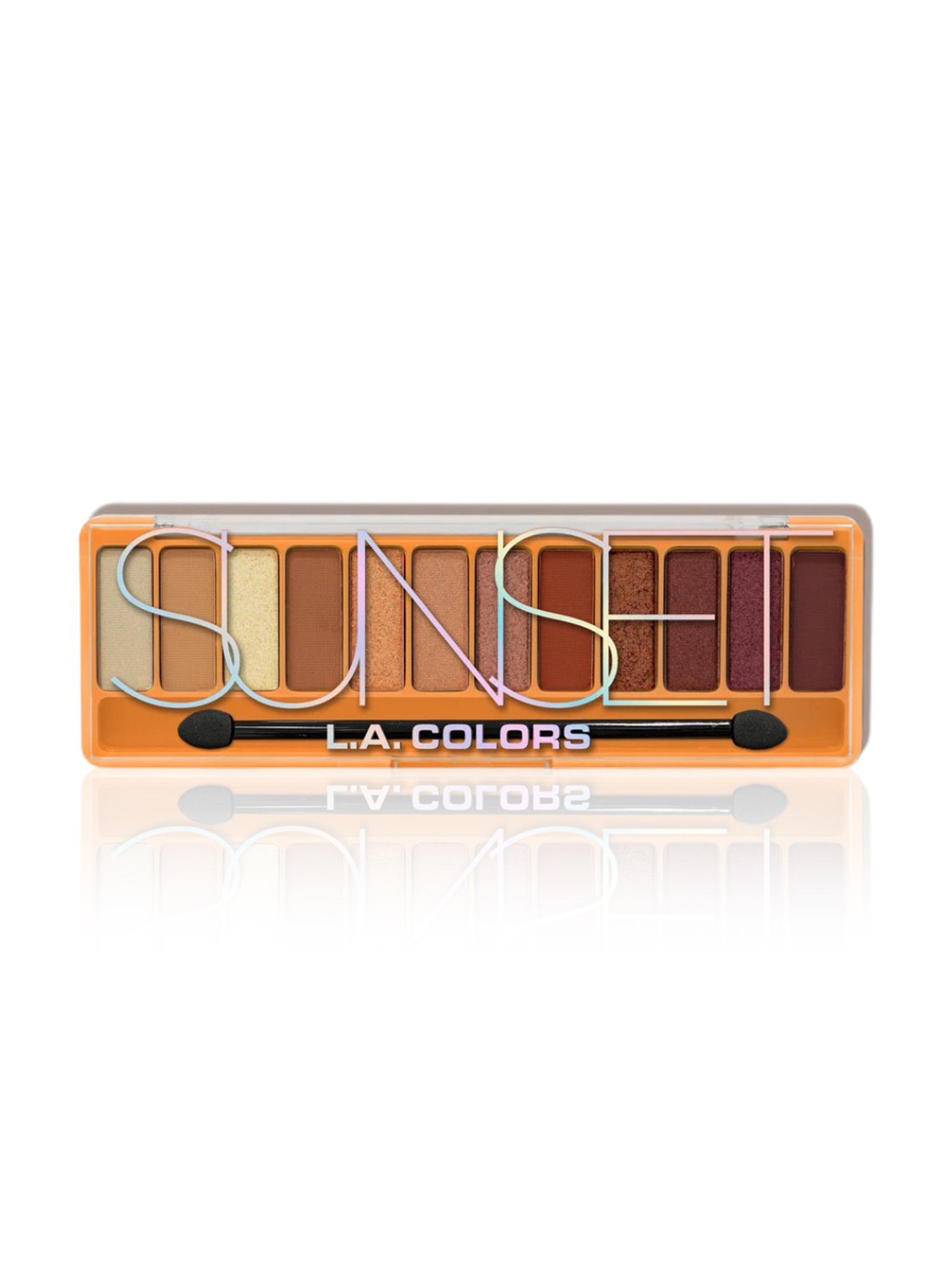 L.A. Colors Color Vibe Eyeshadow Palette Sunset - 8.5 gm