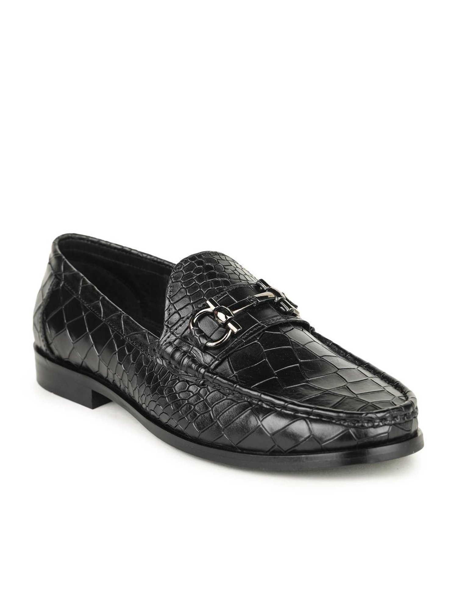 Britmen Men's Black Casual Loafers