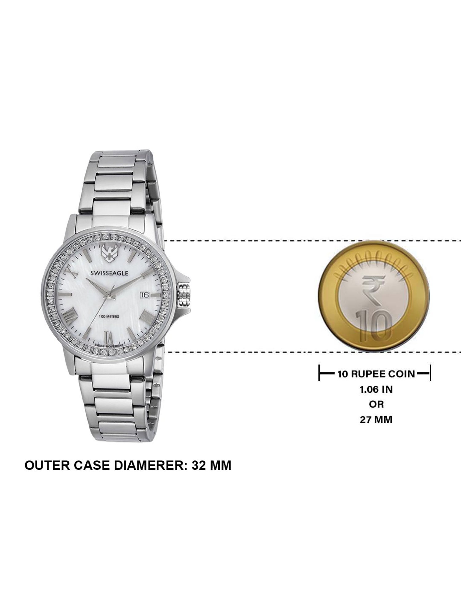 Swiss Eagle SE-9147-22 Analog Watch for Women