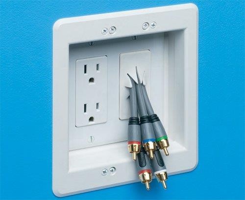 Arlington Industries - CED130 - 1 Gang Non Metallic - Slotted Cable Entry Device