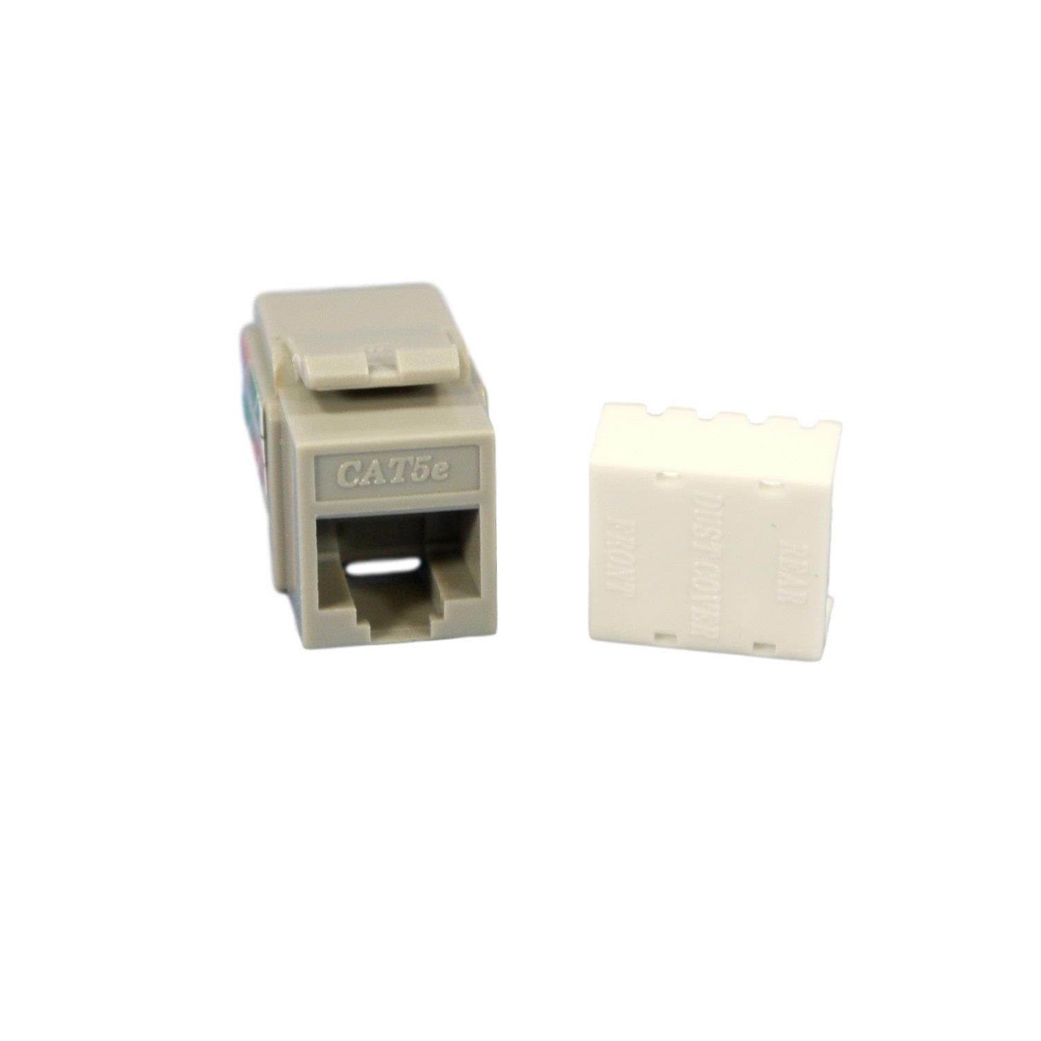 Cooper Wiring Devices 5547-5EGY Cat 5e RJ45 Modular Data Jack, Gray