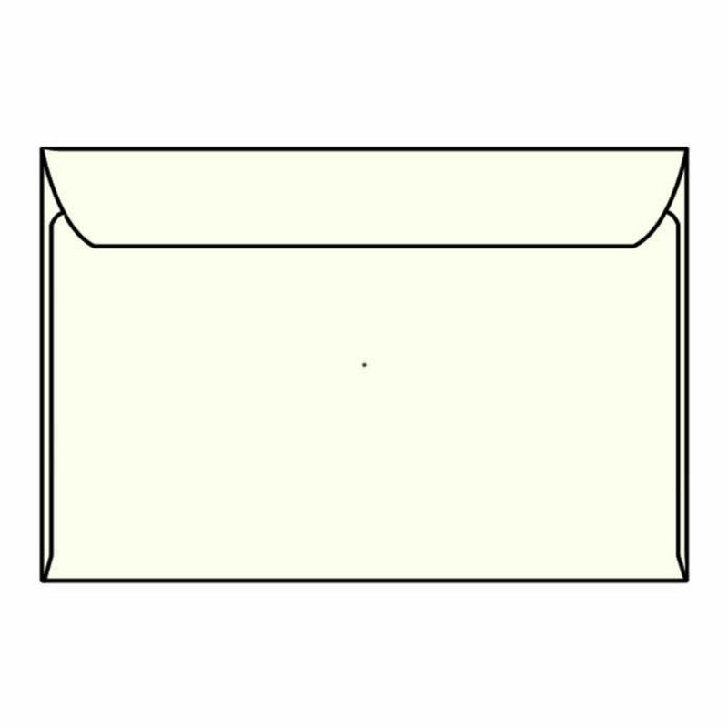 Open Side Booklet Envelopes, 6" x 9", 24#, 100% Post-Consumer Recycled, Cream, Acid Free, Lignin-Free (Box of 500)