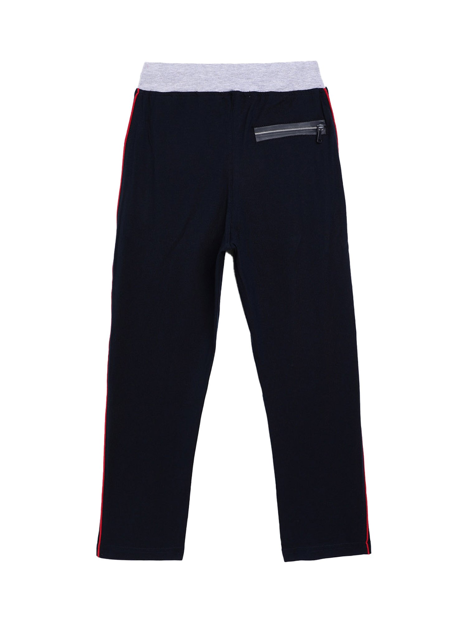 Octave Boys Navy Printed Trackpants