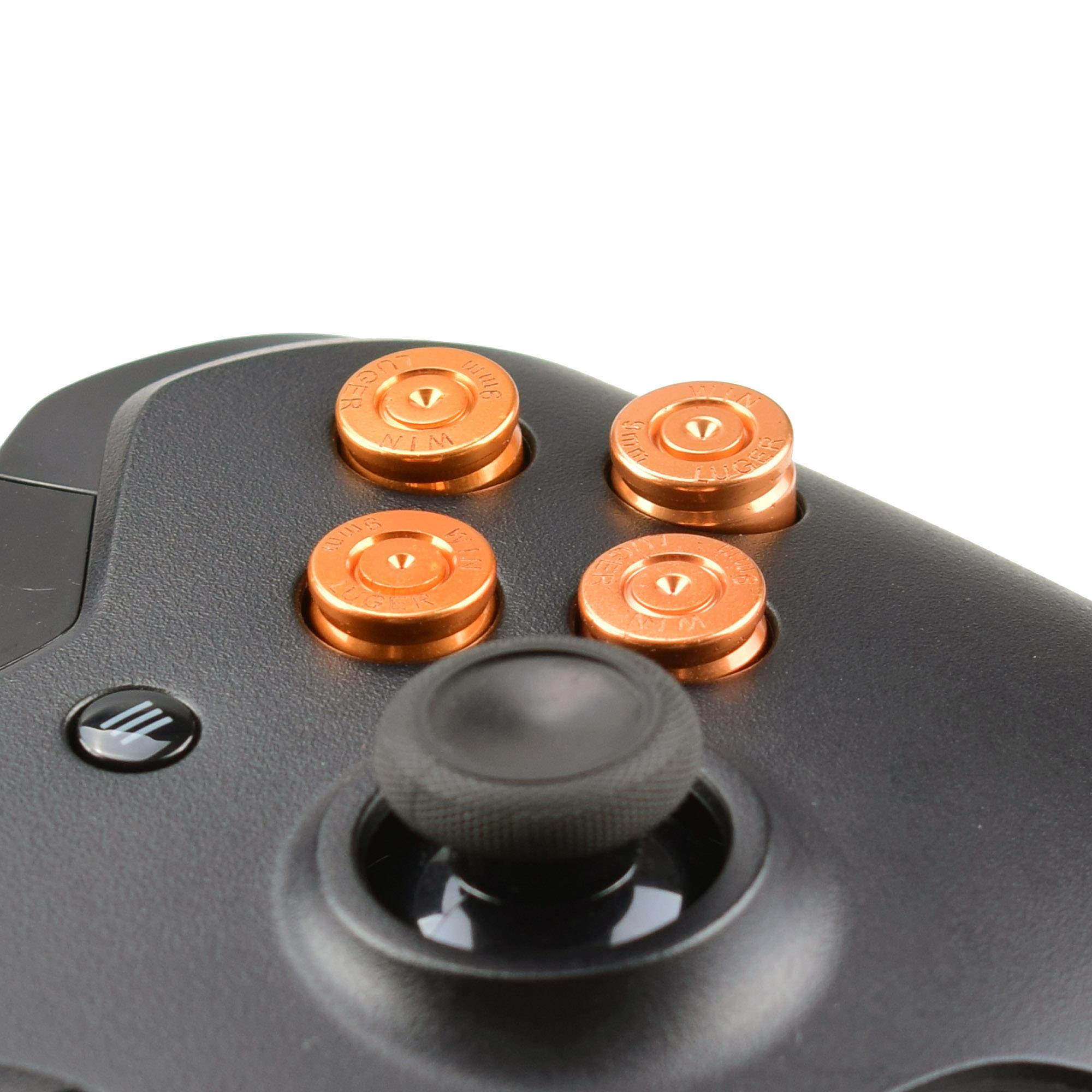 Xbox One 1 Controller Gold 9mm Bullet Buttons ABXY Mod Kit