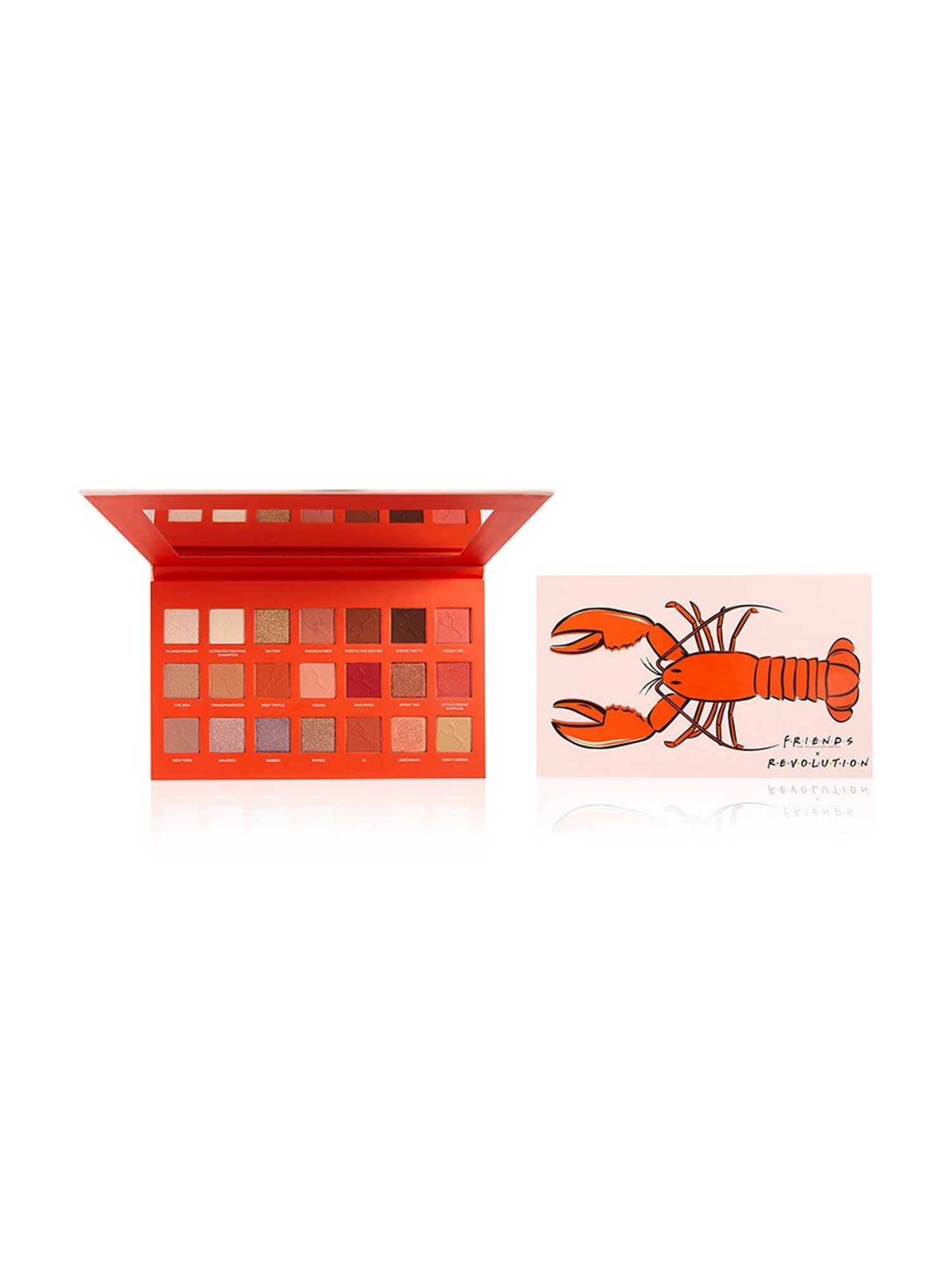 Makeup Revolution X Friends He s Her Lobster Eyeshadow Palette - 25.2 gm
