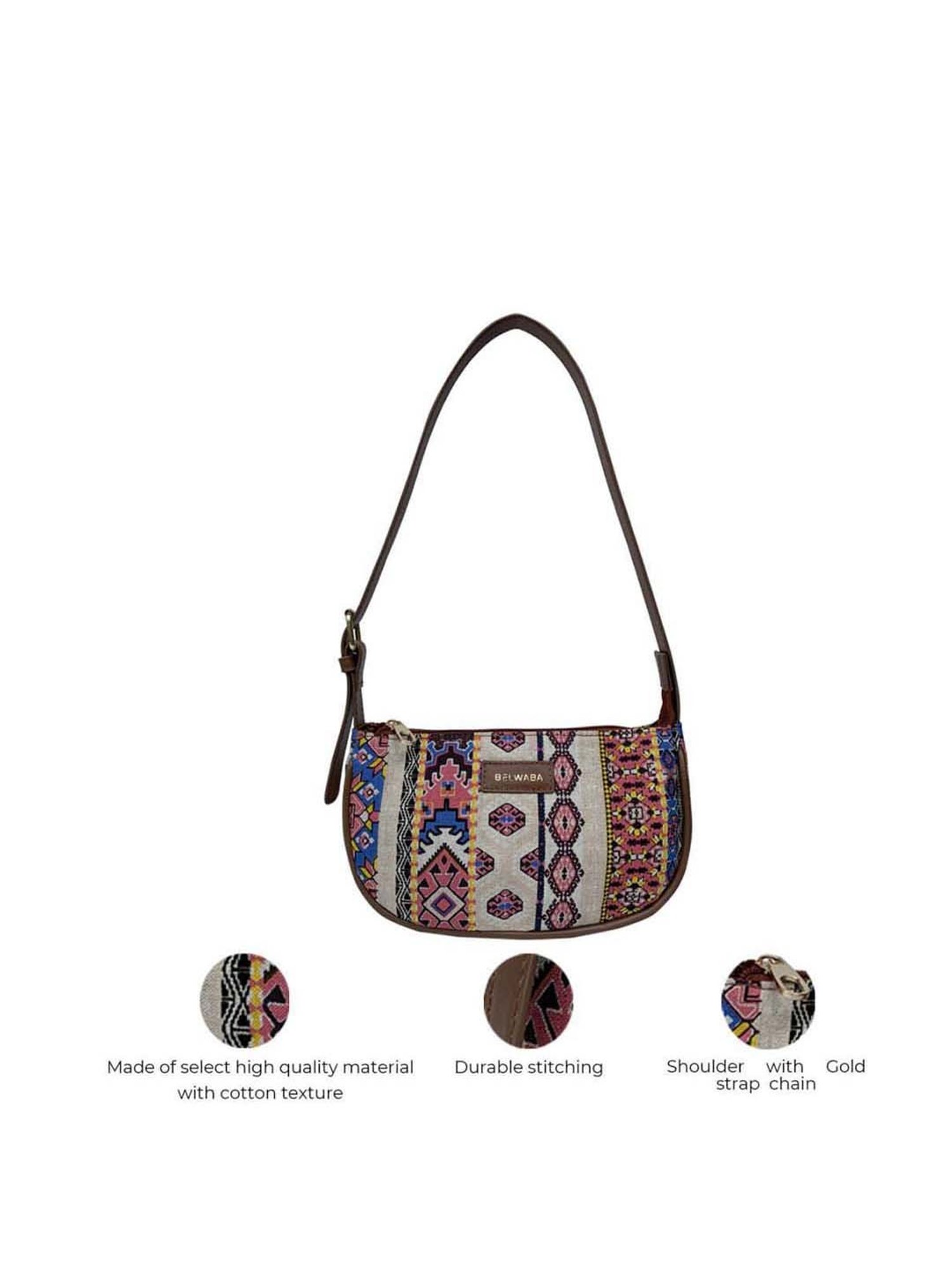 BELWABA Multicolor Printed Small Shoulder Bag