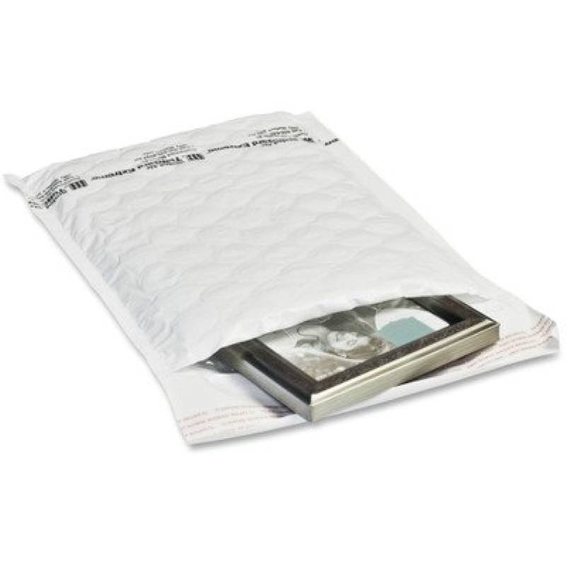 sealed air jiffy tuffgard extreme bubble cushioned mailers, 2, 8 1/2" x 12", white, box of 50