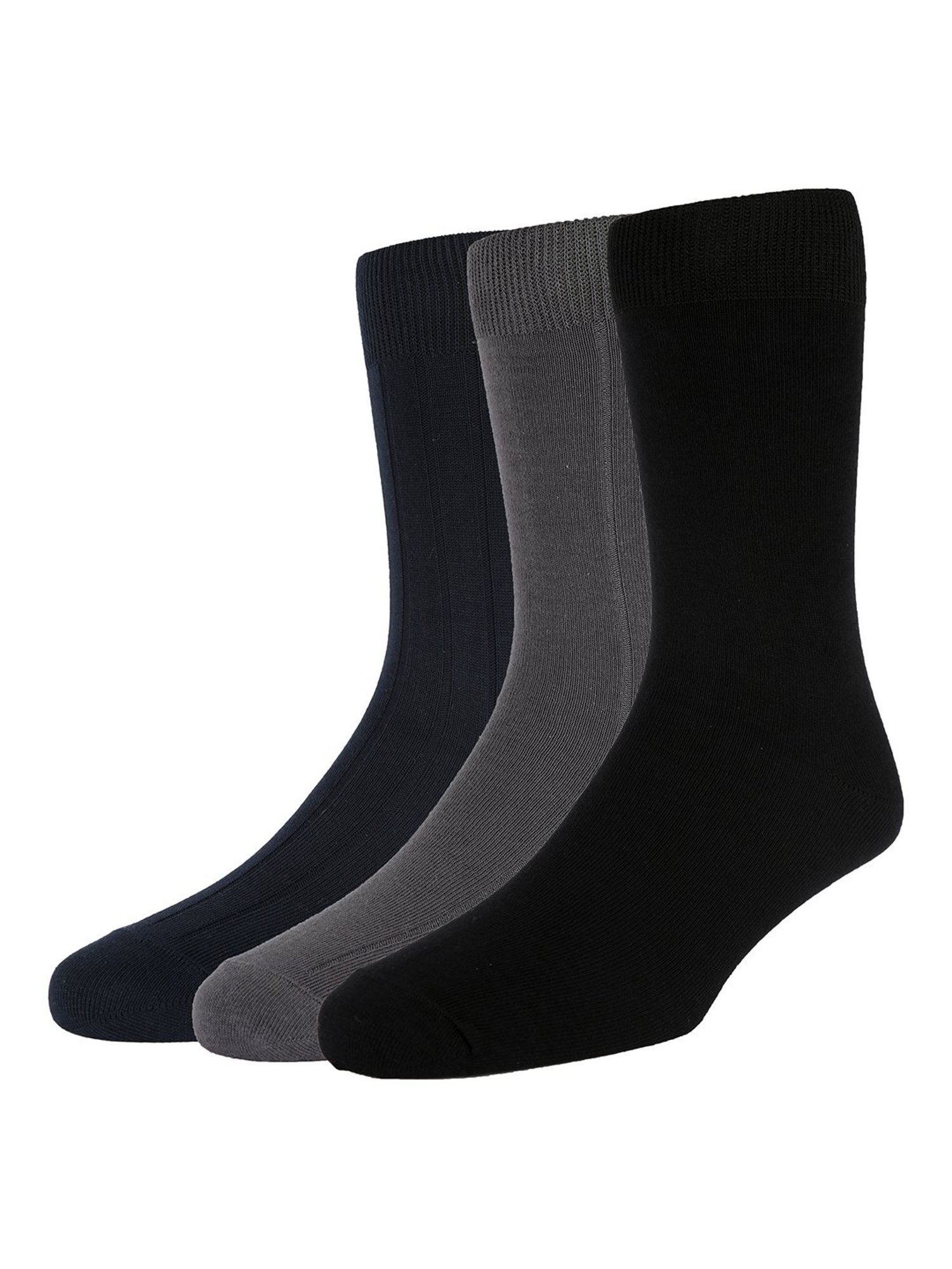 Jockey 7036 Light Grey Compact Terry Cotton Ankle Length Socks with Stay Fresh Treatment