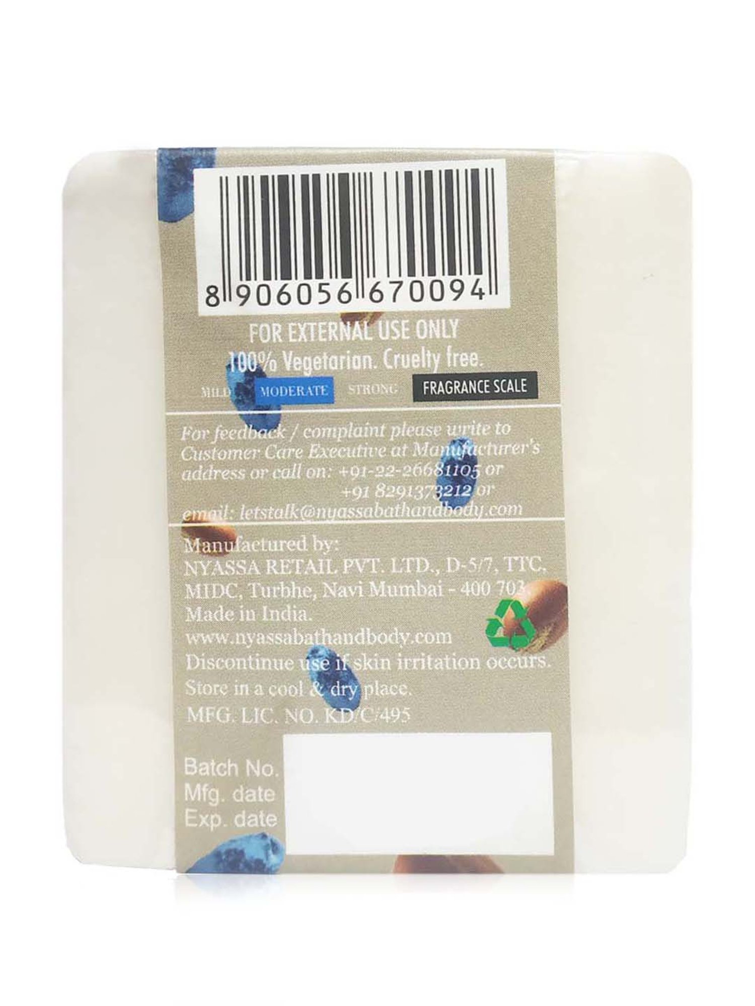 Nyassa Mountain Musk Handmade Soap - 150 gm