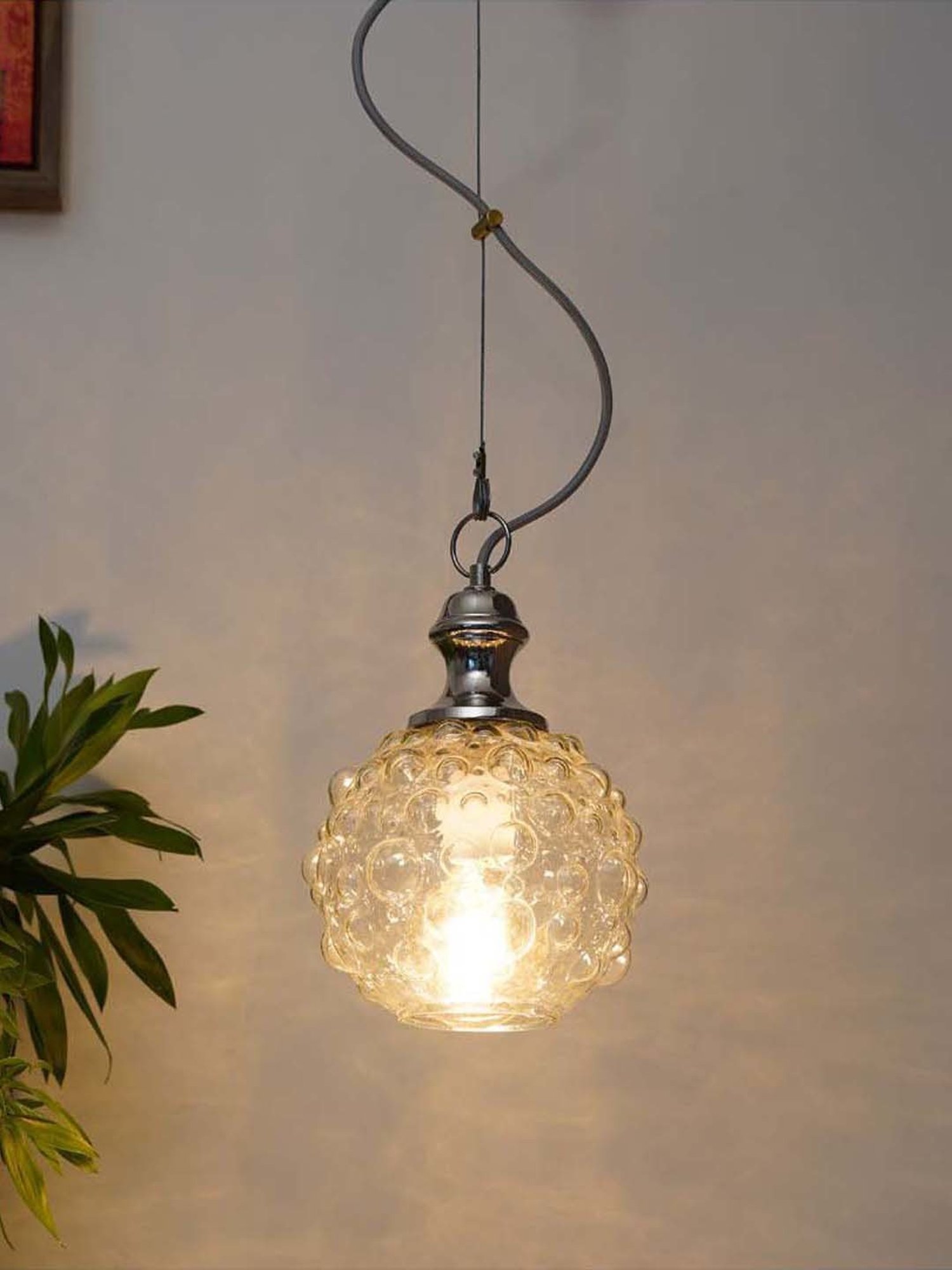 Kapoor Lamp Shades Clear Glass Rawley Hanging Light