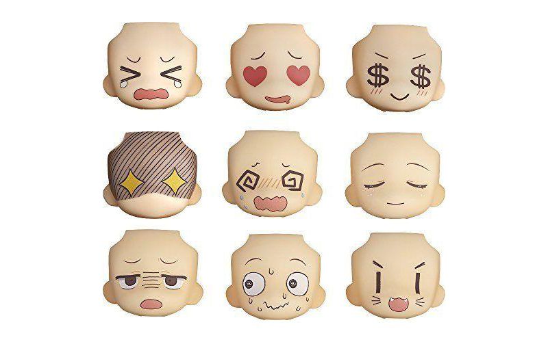 Good Smile Nendoroid More Add-On Face Swap 01 & 02 Selection 9 pc Full Set