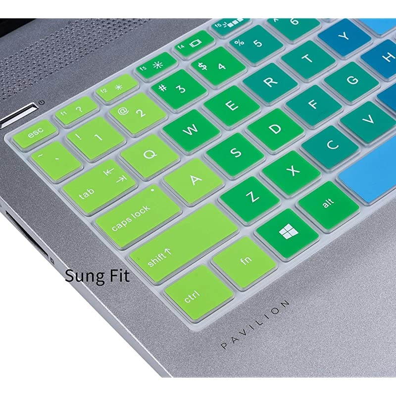 Keyboard Cover for 2019 HP Pavilion Newest 17 173 inch 2019 HP Envy 17 17t 17m 17ae 17bs 17bw 17ar050wm 17ae111dx 17by1033dx 17mbw0013dx Rainbow