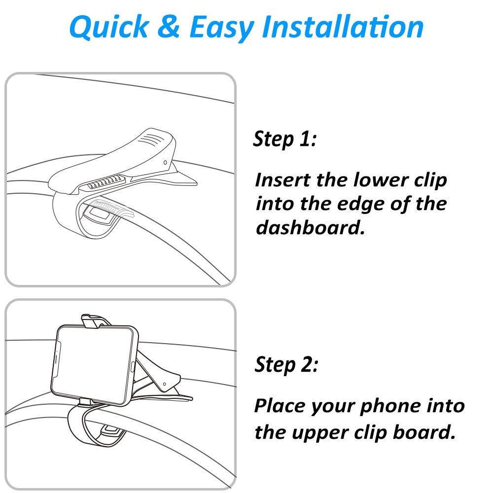 Non-Slip Dashboard Cell Phone Holder Vehicle-Mounted