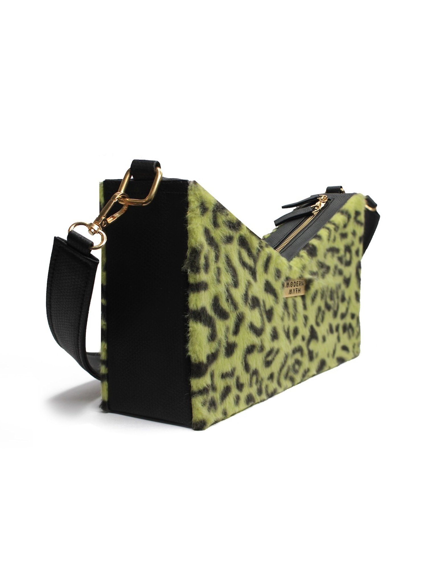 Modern Myth Green Animal Effect Medium Shoulder Bag