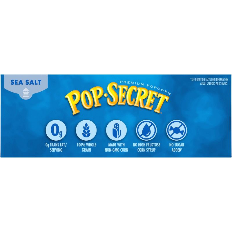 Pop Secret Sea Salt Microwave Popcorn - 6ct