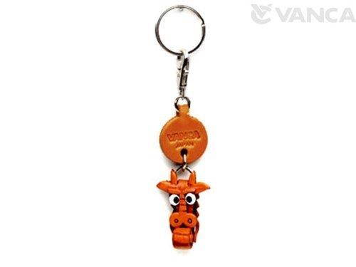 Dragon Leather Zodiac Mascot Small Keychains VANCA CRAFT-Collectible keyring Made in Japan