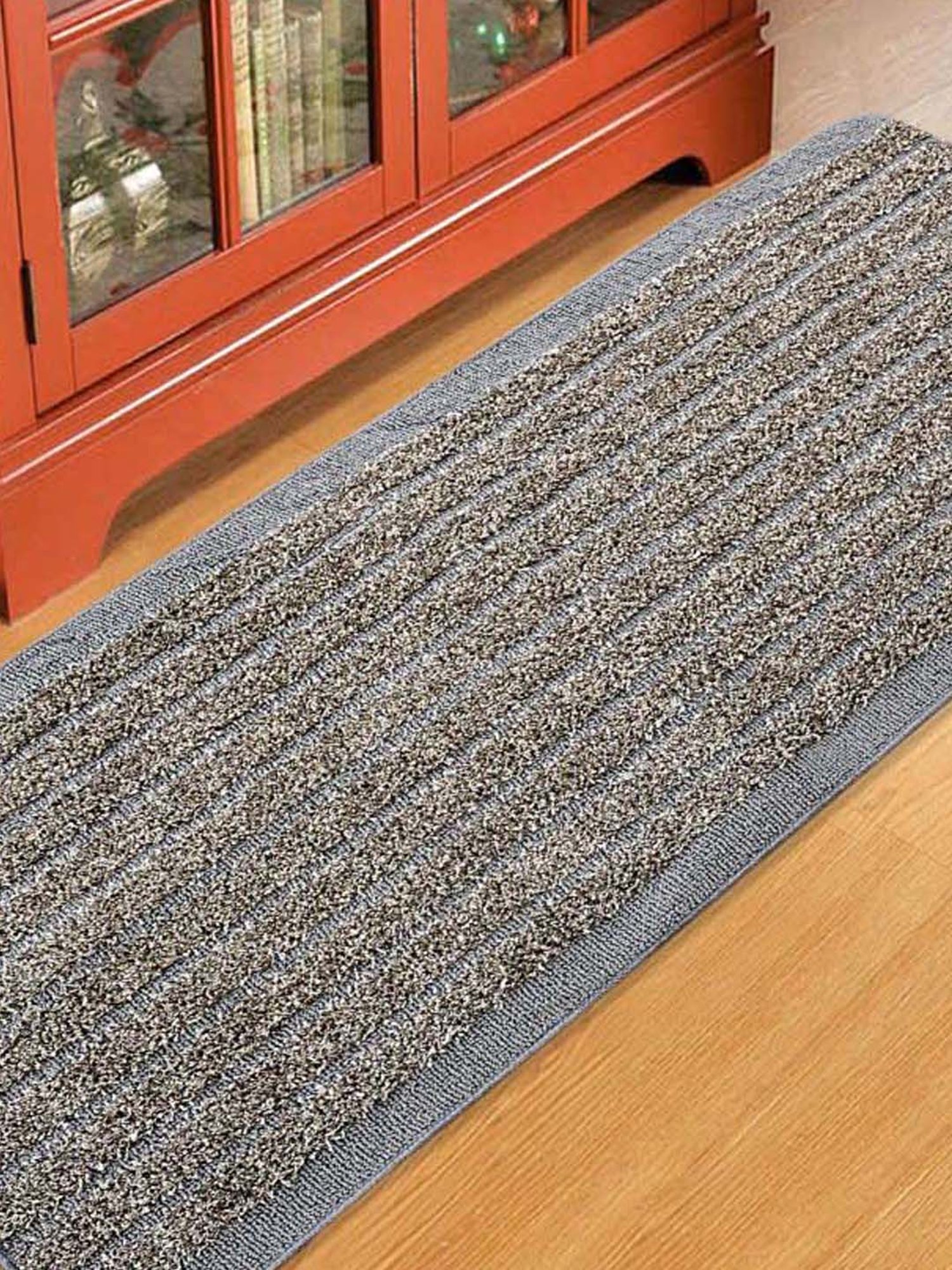 Saral Home Grey Anti Slip Runner - Set of 1