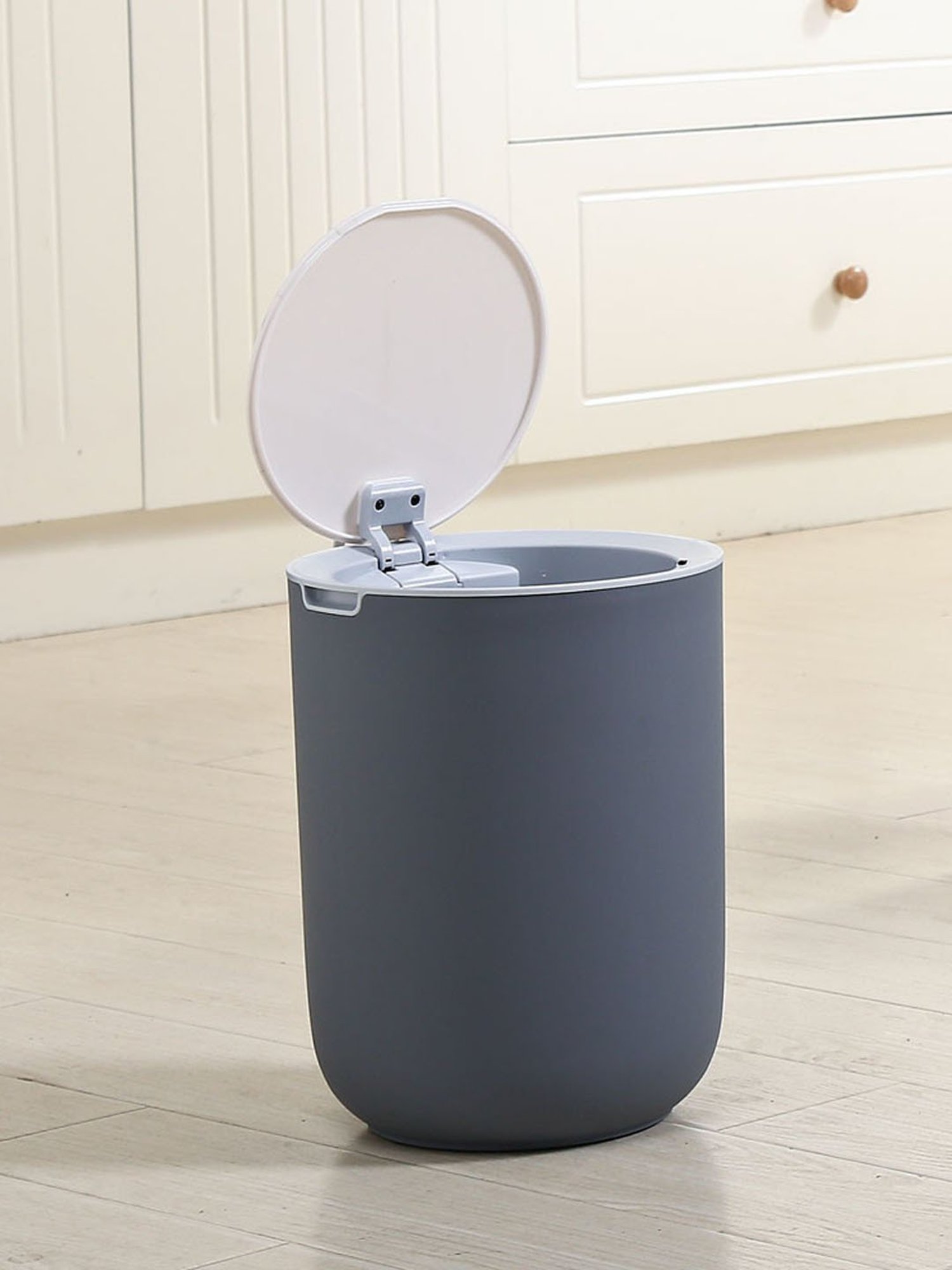 Freelance Grey Steel Set of 1 Dustbins