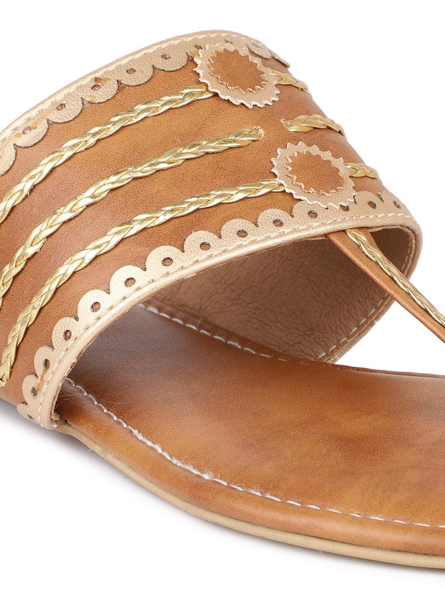 Inc.5 Women's Tan Toe Ring Sandals