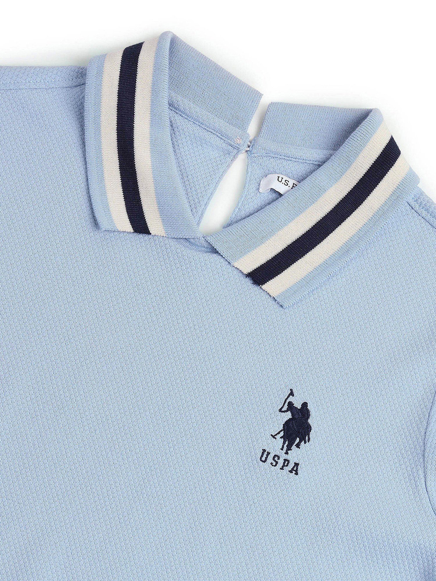 U.S. Polo Assn. Light Blue Regular Fit Polo T-Shirt