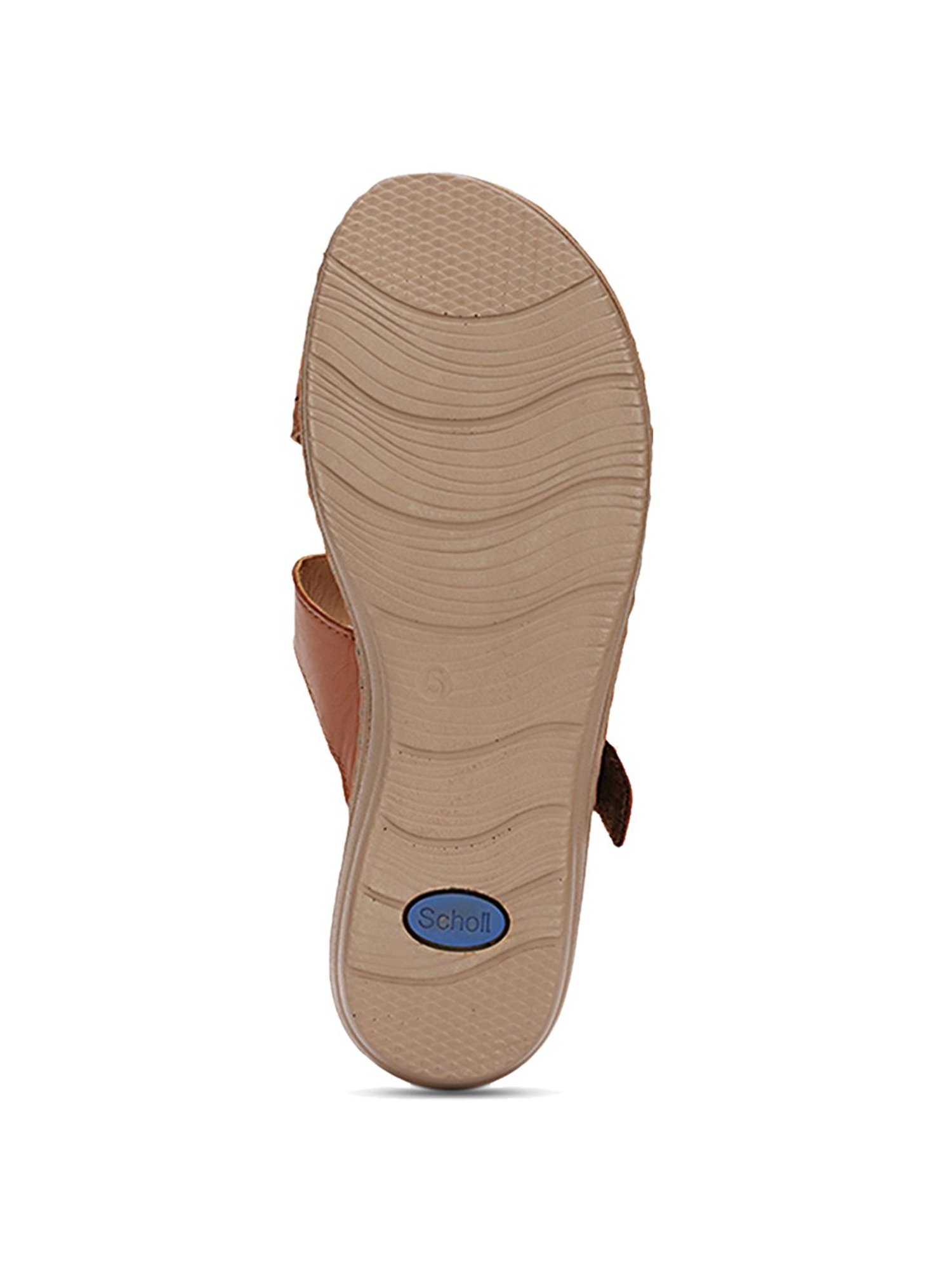 Scholl by Bata Women's Madonna Tan Toe Ring Wedges