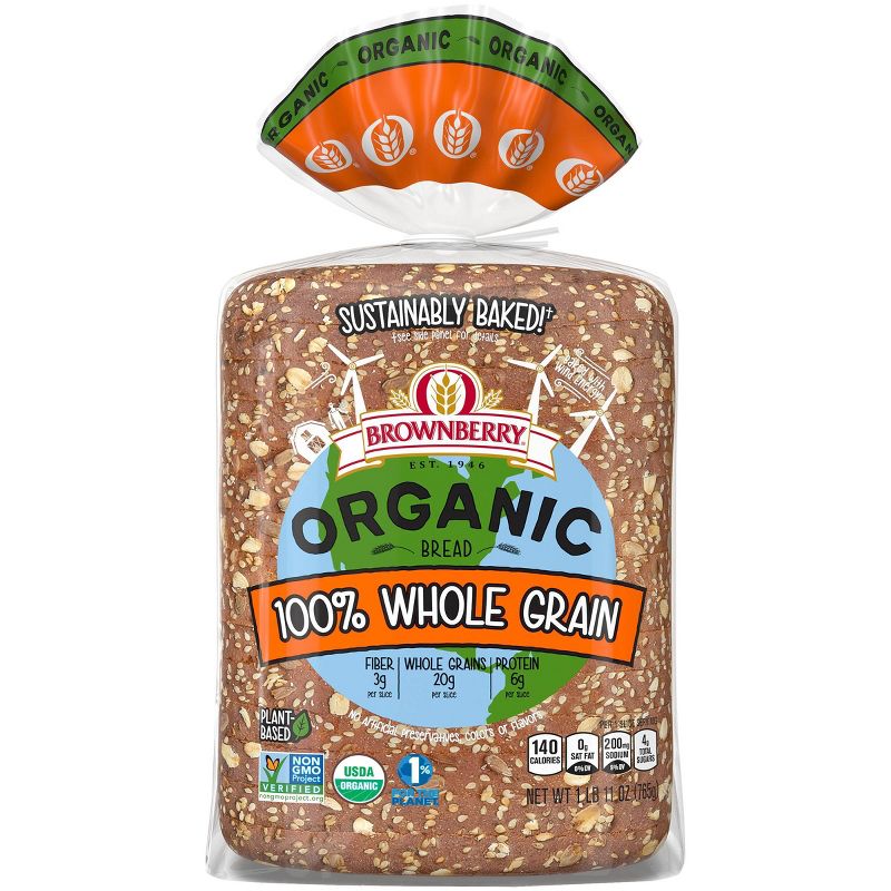 Brownberry Organic 100^ Whole Grain Bread - 27oz